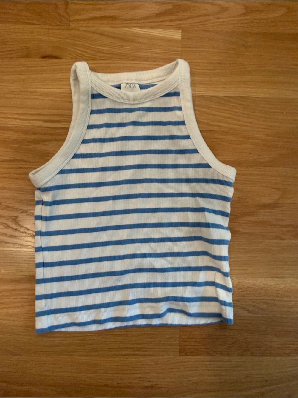 Zara Girls Striped Tank Tops Sz 11/12 - Red & Blue - Picture 4 of 7